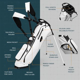 Sunday Golf El Camino S-Class pencil bag, biały