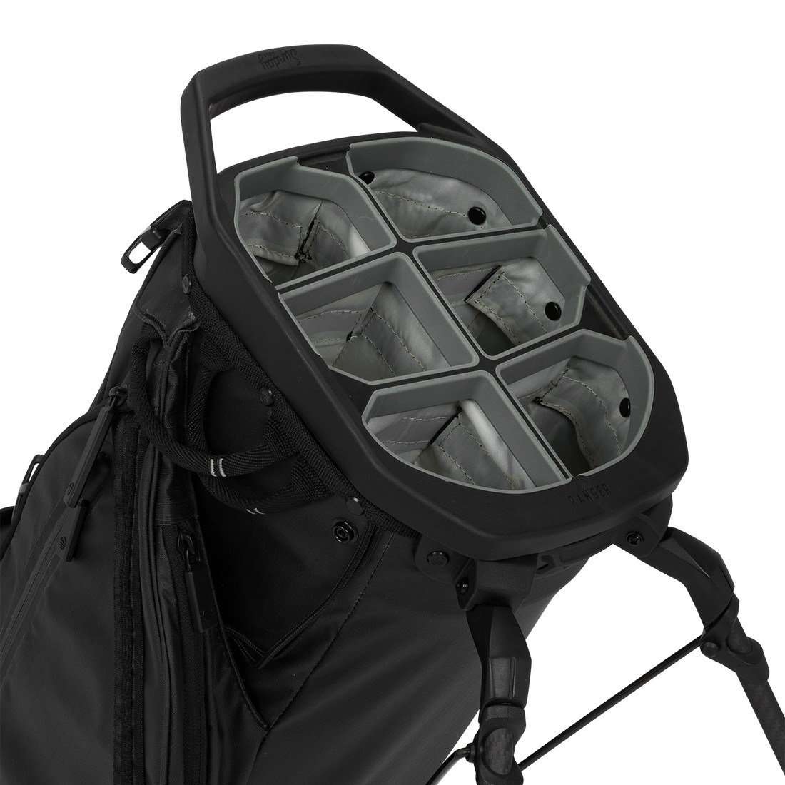 Sunday Golf Ranger stand bag, czarny