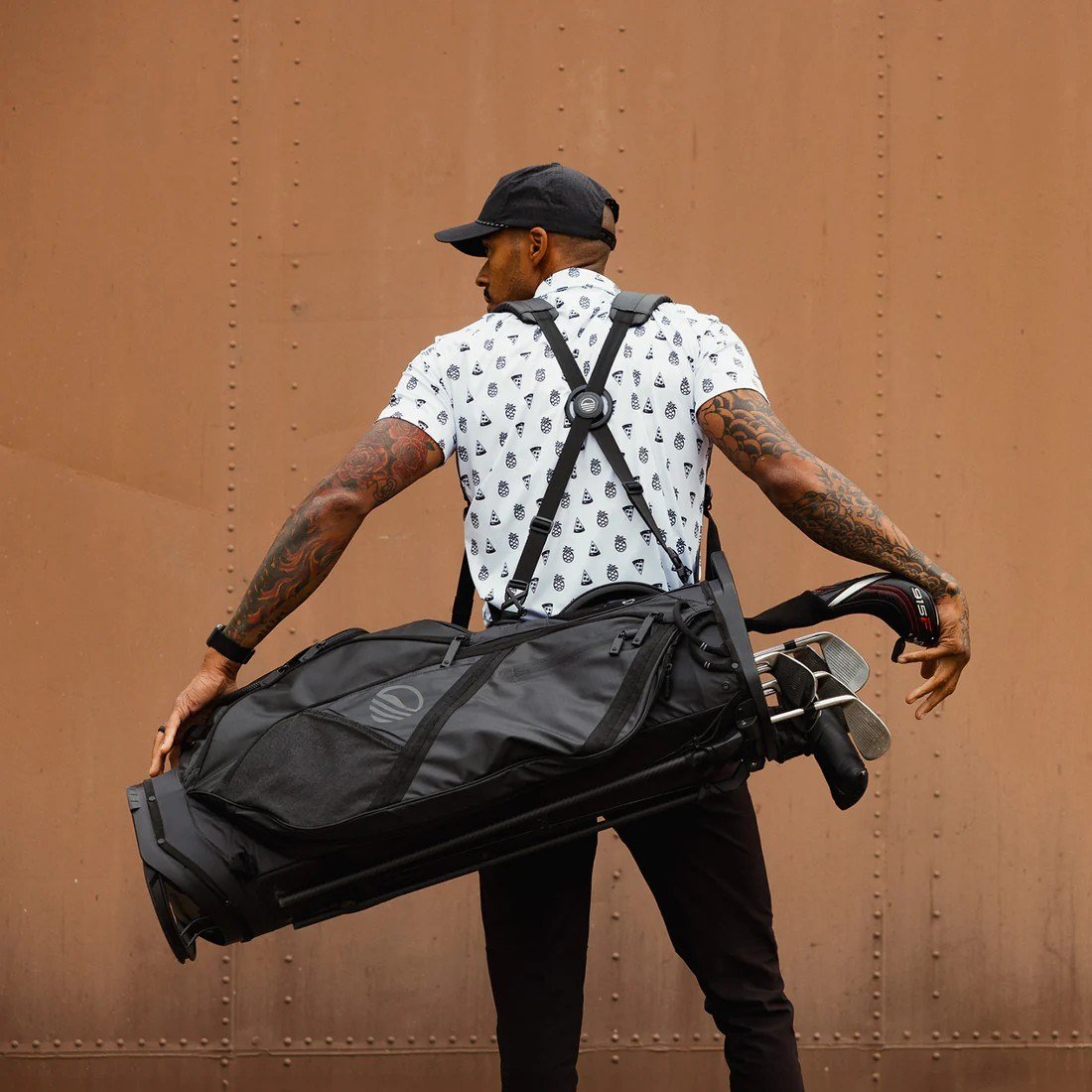 Sunday Golf Ranger stand bag, czarny