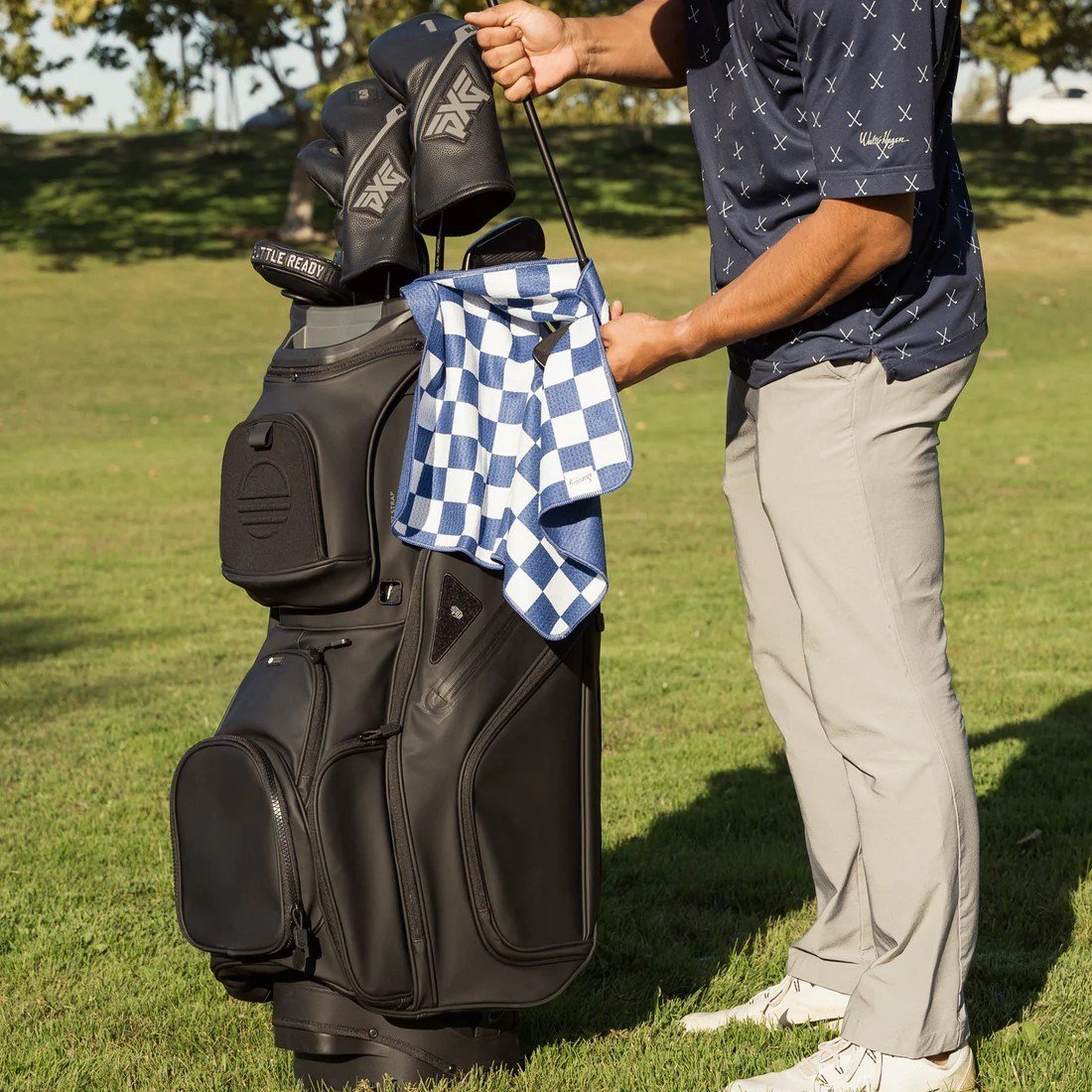 Sunday Golf Big Rig S-Class cart bag, czarny