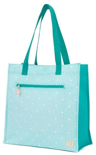 FootJoy Tote torba, teal/teal print/peach