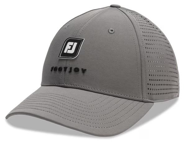 FootJoy Perforated Trucker męska czapka z daszkiem, szara