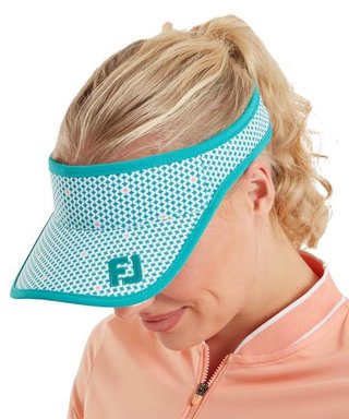 FootJoy damski daszek, teal print/teal