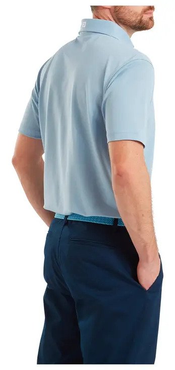 FootJoy Stretch Pique Solid męskie polo, chambray