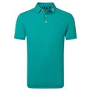 FootJoy Stretch Pique Solid męskie polo, tile blue