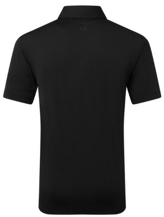 FootJoy Lisle Solid męskie polo, czarne