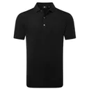FootJoy Lisle Solid męskie polo, czarne