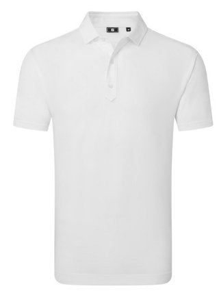 FootJoy Lisle Solid męskie polo, białe