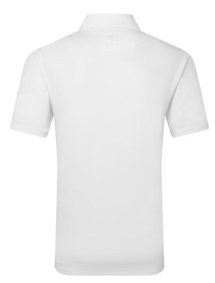 FootJoy Lisle Solid męskie polo, białe