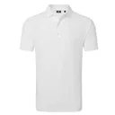 FootJoy Lisle Solid męskie polo, białe