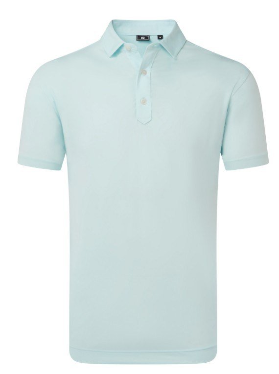 FootJoy Lisle Solid męskie polo, ice blue