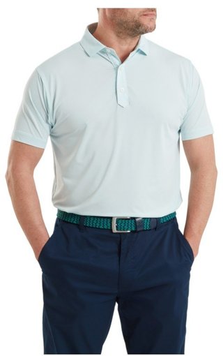 FootJoy Lisle Solid męskie polo, ice blue