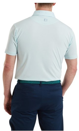 FootJoy Lisle Solid męskie polo, ice blue