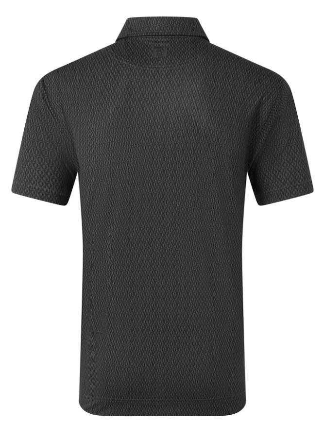 FootJoy Modernist Geo Pique męskie polo, charcoal/black