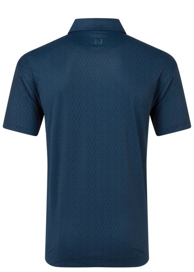 FootJoy Modernist Geo Pique męskie polo, navy tonal