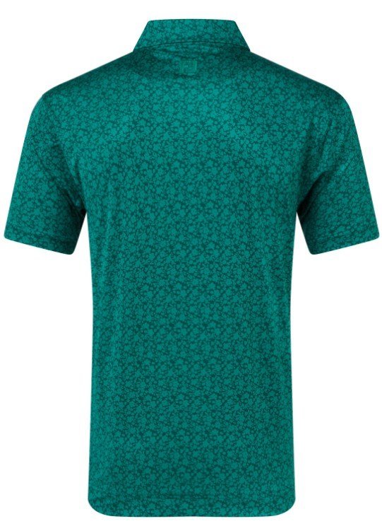 FootJoy Painted Floral Lisle męskie polo, field green