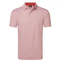 FootJoy Scallop Geo Pique męskie polo, nantucket red