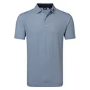 FootJoy Scallop Geo Pique męskie polo, navy