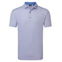 FootJoy Nautical Flag Print Lisle męskie polo, pink pop/vivid violet