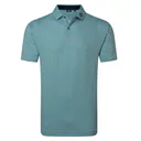 FootJoy Nautical Flag Print Lisle męskie polo, field green/navy