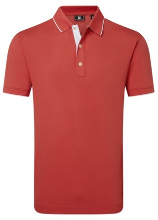 FootJoy FJ Wordmark Pique męskie polo, nantucket red