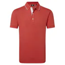 FootJoy FJ Wordmark Pique męskie polo, nantucket red