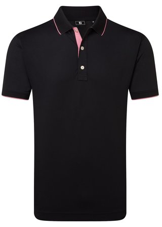 FootJoy FJ Wordmark męskie polo, pique black
