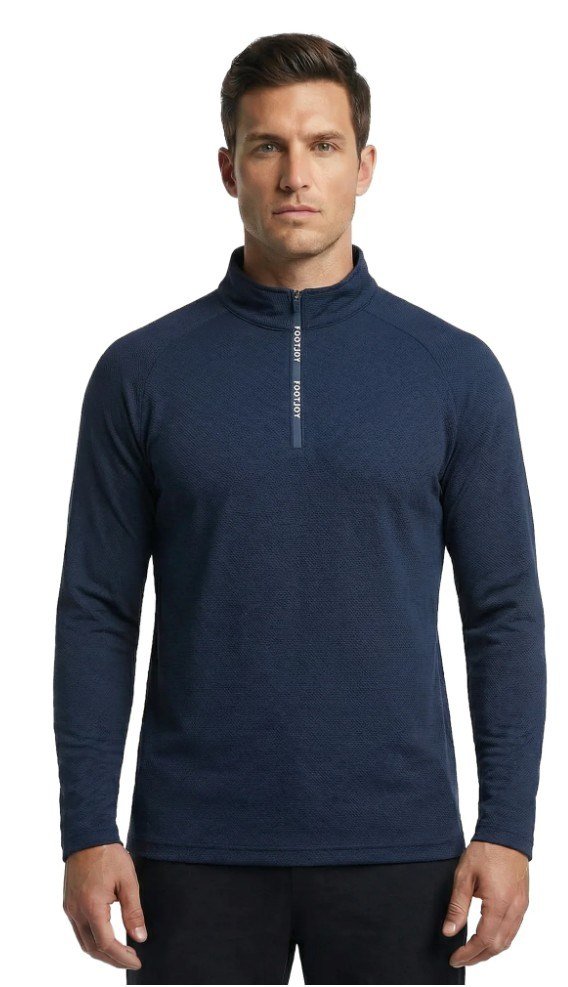 FootJoy Wordmark Chill Out męska bluza, granatowa