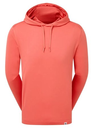 FootJoy Lightweight Hoodie męska bluza, solid nantucket red