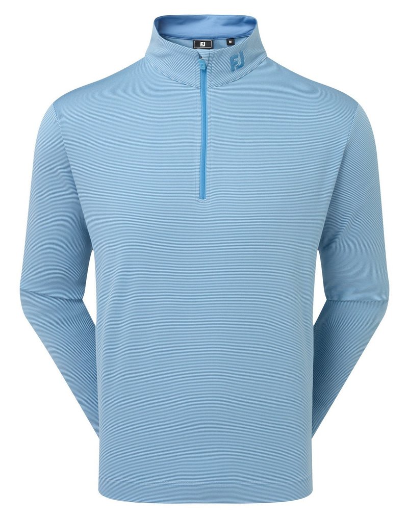 FootJoy Ottoman Stripe Chill-Out męska bluza, chambray/coastal blue