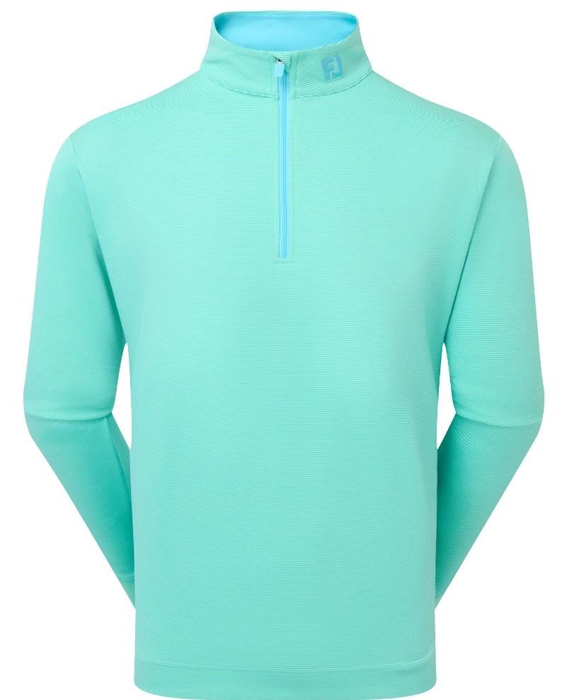 FootJoy Ottoman Stripe Chill-Out męska bluza, blue reef/sea glass