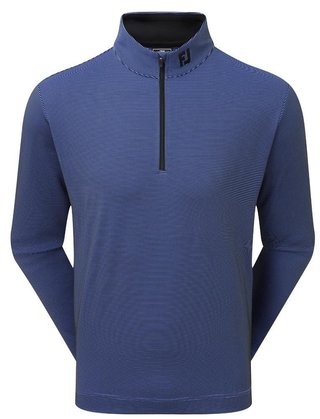 FootJoy Ottoman Stripe Chill-Out męska bluza, black/vivid violet
