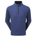 FootJoy Ottoman Stripe Chill-Out męska bluza, black/vivid violet