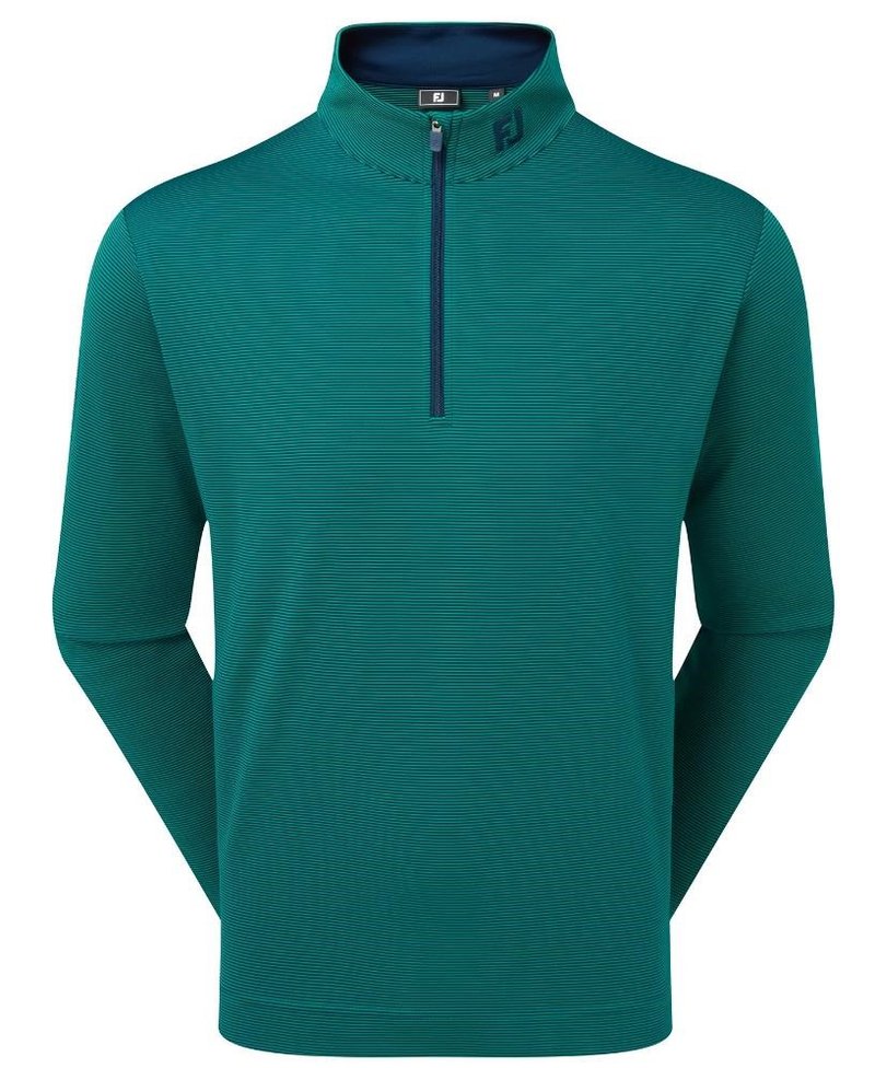 FootJoy Ottoman Stripe Chill-Out męska bluza, navy/field green