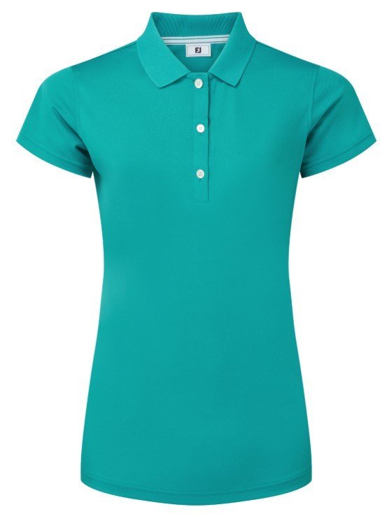 FootJoy Stretch Pique Solid damskie polo, tile blue