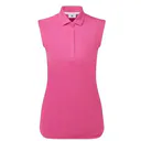 FootJoy Sleeveless Lisle damskie polo, hot pink