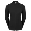 FootJoy Full-Zip Rib Midlayer damska bluza, czarna