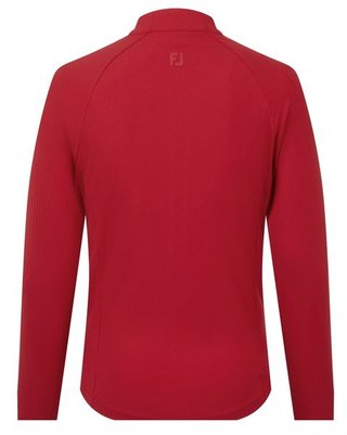FootJoy Full-Zip Rib Midlayer damska bluza, czerwona