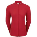 FootJoy Full-Zip Rib Midlayer damska bluza, czerwona