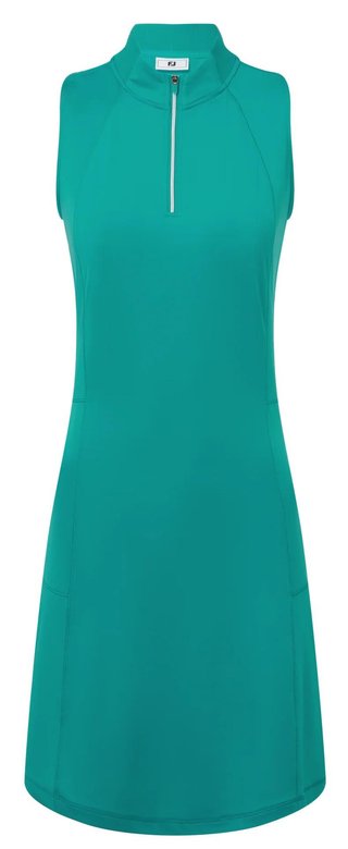FootJoy 1/4 Zip Sleeveless sukienka golfowa, turkusowe