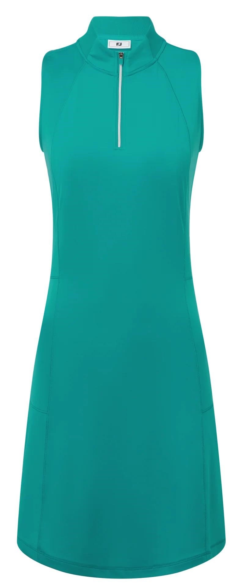 FootJoy 1/4 Zip Sleeveless sukienka golfowa, turkusowe