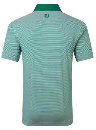 FootJoy Feeder Stripe Pique męskie polo, field green