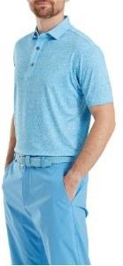 FootJoy Condensed Camo Print Lisle męskie polo, sea glass/blue reef/deep reef
