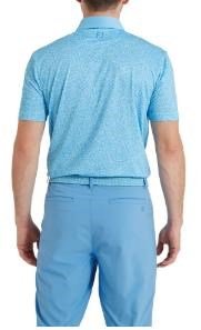 FootJoy Condensed Camo Print Lisle męskie polo, sea glass/blue reef/deep reef
