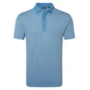 FootJoy Star Geo Jacquard męskie polo, coastal blue