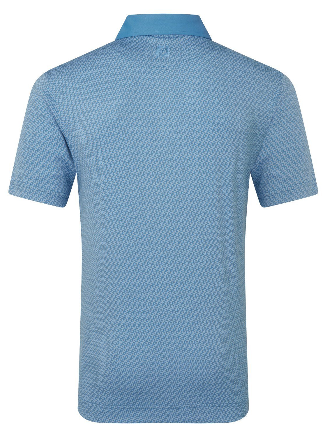 FootJoy Star Geo Jacquard męskie polo, coastal blue
