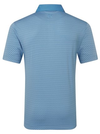 FootJoy Star Geo Jacquard męskie polo, coastal blue