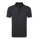 FootJoy Star Geo Jacquard męskie polo, czarne