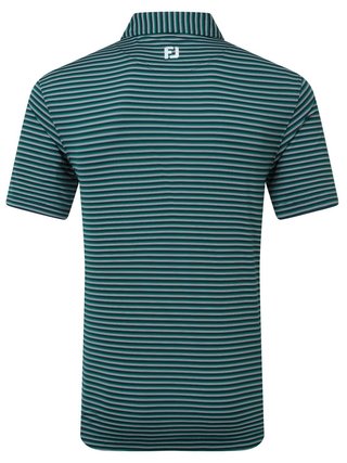 FootJoy Shadow Stripe Lisle męskie polo, granatowe