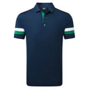 FootJoy Sleeve Stripe Pique męskie polo, navy/field green/white